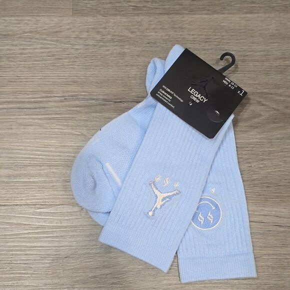 Jordan Legacy X J Balvin Crew Sock- Blue - Picture 9 of 10